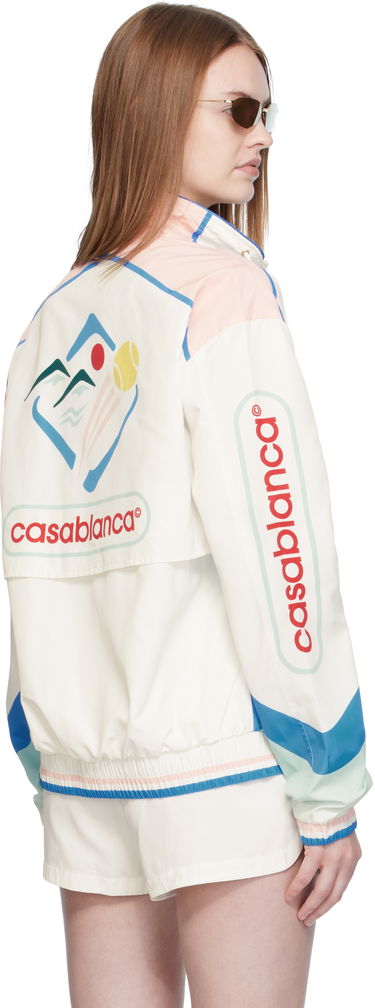 Ветровка Casablanca Casablanca Casa Sportif Windbreaker Jacket Бяло | U-WPF25-JK-033-01, 2