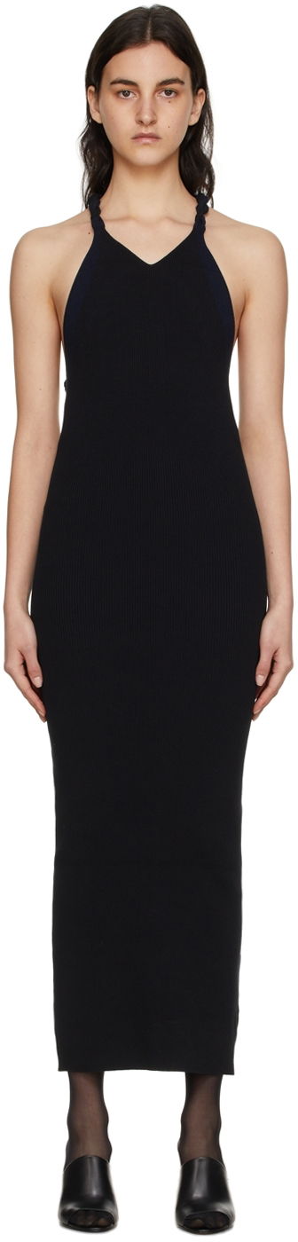 Pокля Dion Lee Cotton Midi Halter Dress Черно | A7577S22, 0