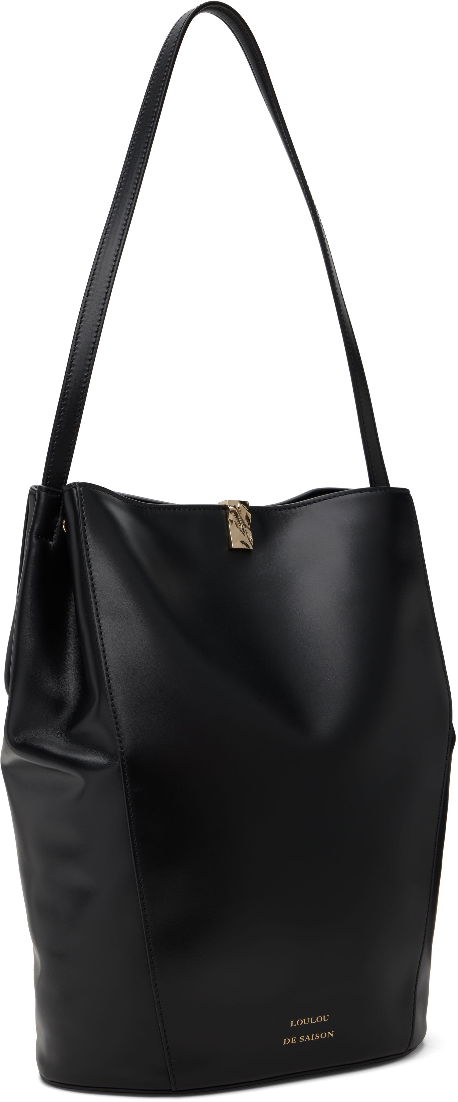 Дамска чанта Loulou de Saison Loulou de Saison Daya Leather Bucket Bag Черно | DAYA, 1