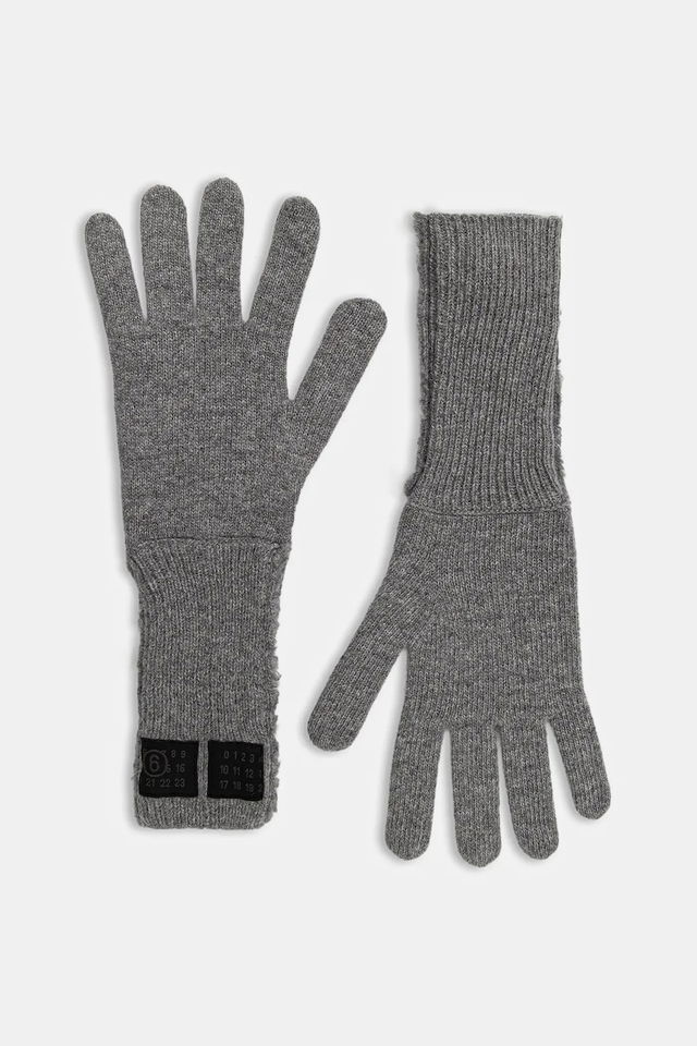 Wool-blend gloves