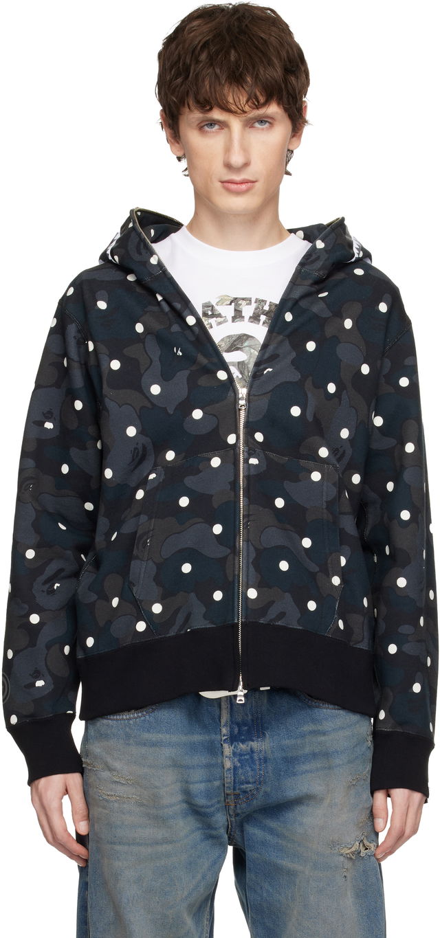 ABC Dot Shark Full Zip Hoodie