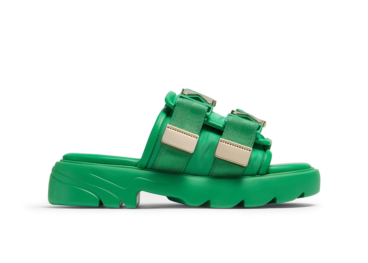 Кецове и обувки Bottega Veneta Flash Sandals Зелено | 690097V0DS23730, 0