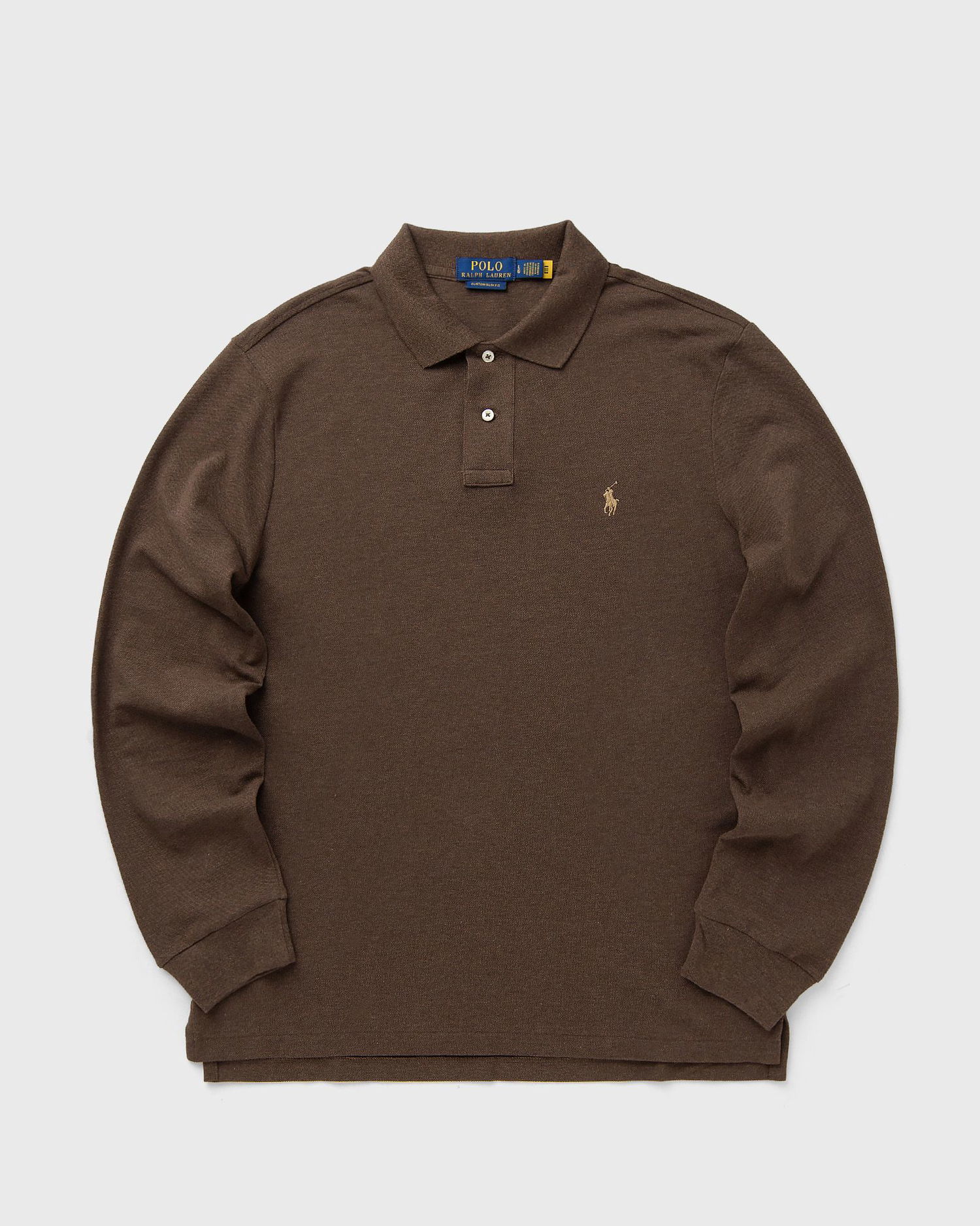 Поло тениска Polo by Ralph Lauren Polo Ralph Lauren Long Sleeve Polo Shirt Кафяво | 710680790144, 0