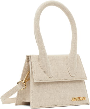 Чанта през рамо Jacquemus Le Papier 'Le Chiquito Moyen' Bag Бежово | 22H213BA002-3071, 1