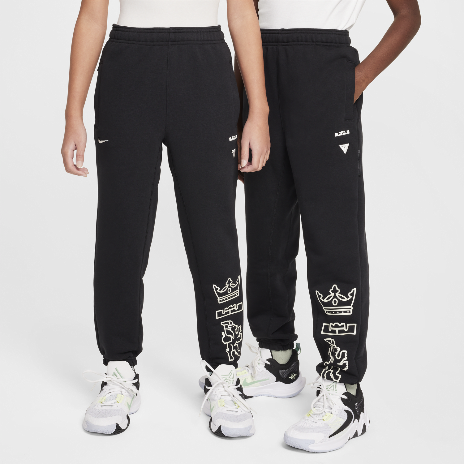 Спортни панталони Nike LeBron Standard Issue Dri-FIT Basketball Pants Черно | HF4266-010, 0