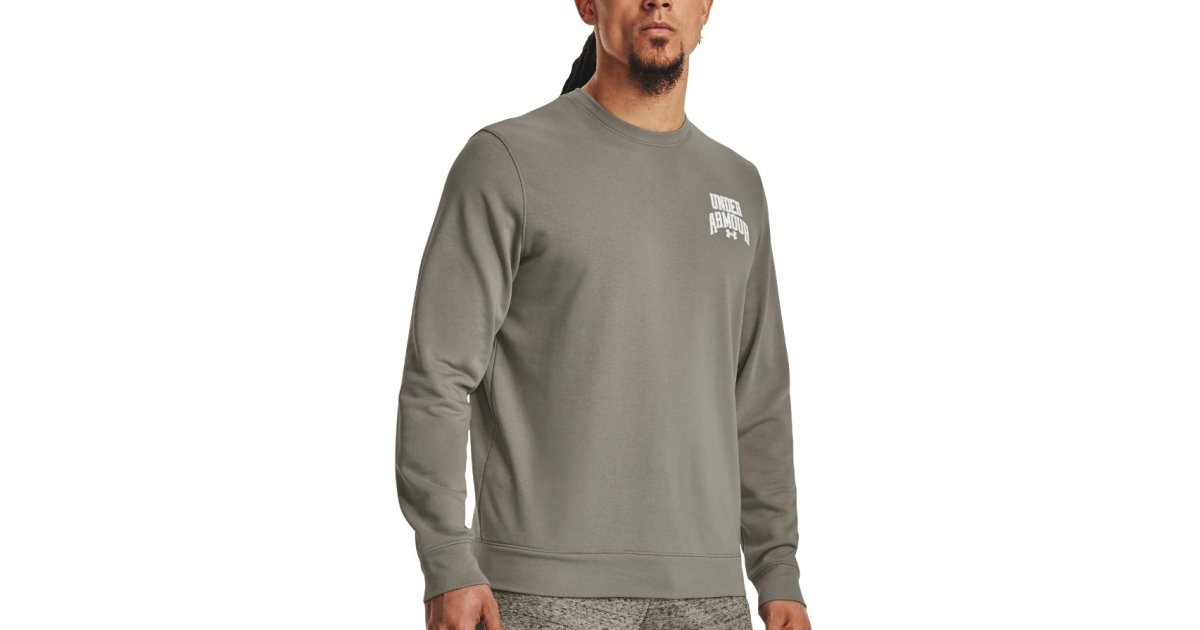 Суитчър Under Armour Rival Terry Graphic Crewneck Сиво | 1379764-504, 1