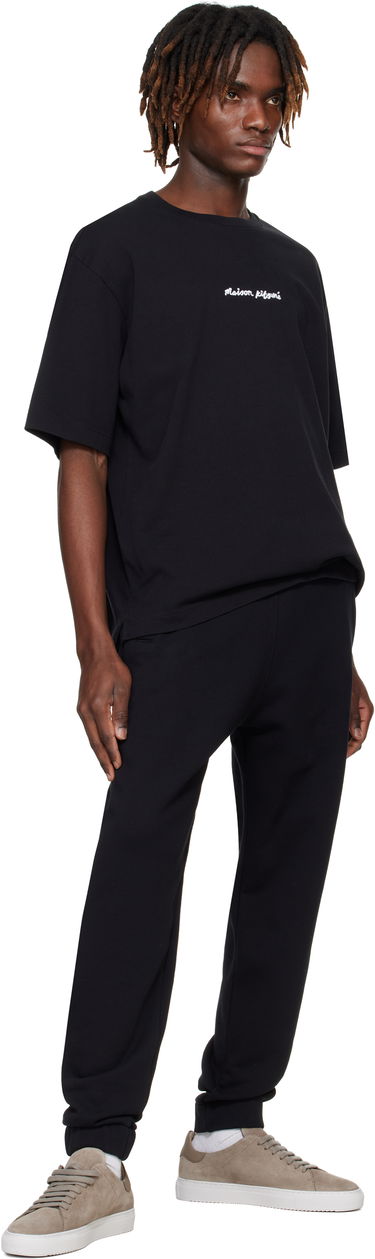 Спортни панталони MAISON KITSUNÉ Maison Kitsuné Handwriting Comfort Sweatpants Черно | NM01124KM0321, 3