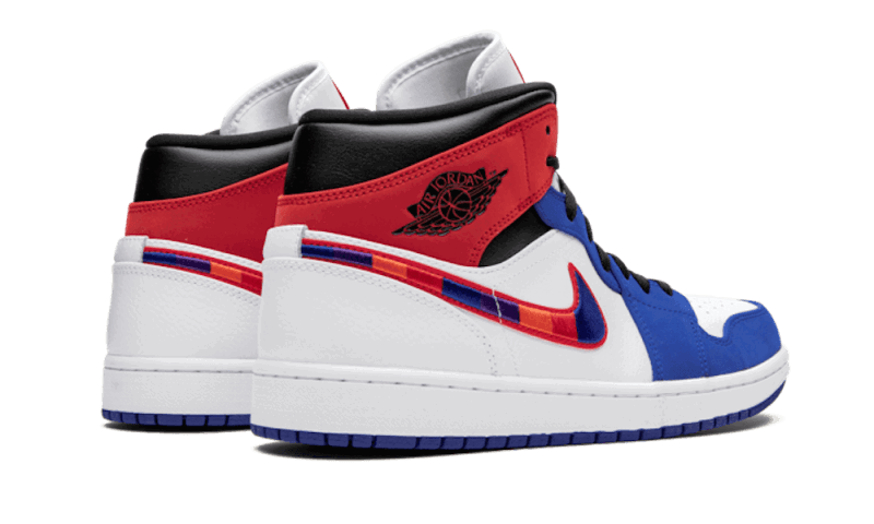Кецове и обувки Jordan Air Jordan 1 Mid "Multicolor Swoosh" GS Многоцветен | BQ6931-146, 1