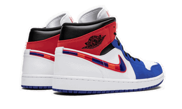 Кецове и обувки Jordan Air Jordan 1 Mid "Multicolor Swoosh" GS Многоцветен | BQ6931-146, 1