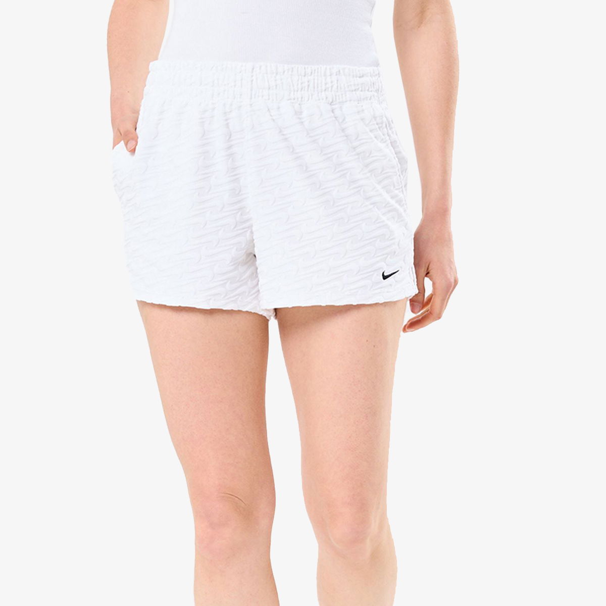 Къси панталони Nike Nike Swim Terry 5" Volley Shorts Бяло | NESSF257-100, 0