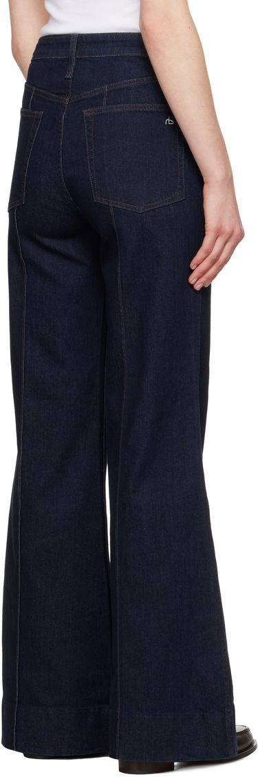 Дънки rag & bone rag & bone Skylar High-Rise Wide Leg Jeans Синьо | WDD25S3008VSRI, 2