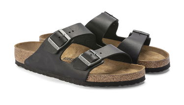 Кецове и обувки Birkenstock Arizona Natural Leather Narrow Fit W Черно | 1018720, 3