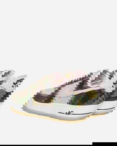 Кецове и обувки Nike Air Force 1 Low '07 LV8 Patent Camo Pink Розово | HQ1967-200, 3