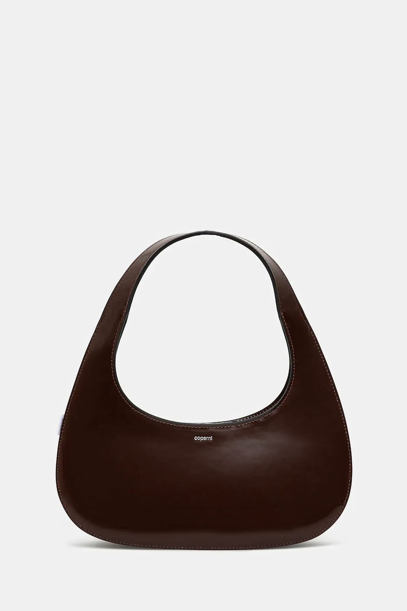 Дамска чанта Coperni Coperni Slim Swipe Baguette Bag Кафяво | COPBA116F6045