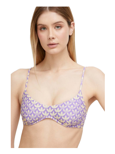 Бански adidas Originals Bikini Top Лилаво | H49589