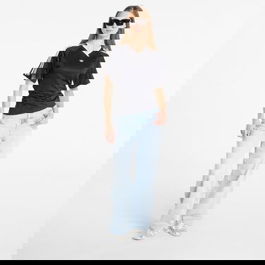 Тениска adidas Originals T-Shirt Rouched V-Neck Short Sleeve Черно | KC9123, 3