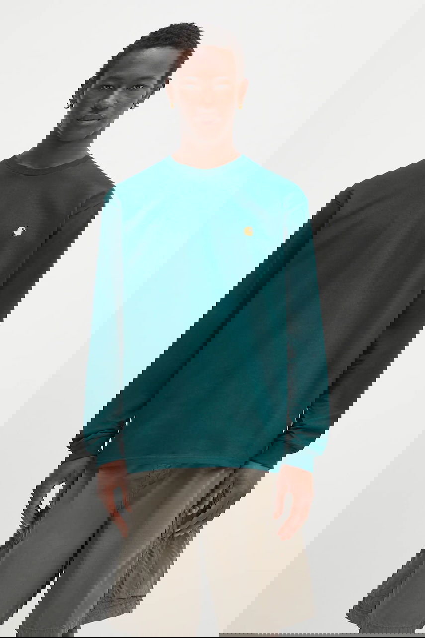 Тениска Carhartt WIP L/S Chase Long-Sleeve T-Shirt Зелено | I026392.30YXX, 0