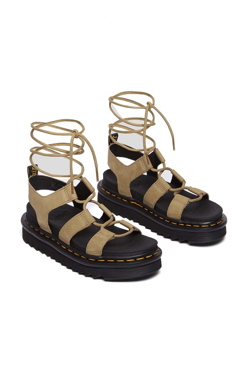 Кецове и обувки Dr. Martens Nartilla Leather Platform Sandals Бежово | DM31738439, 1