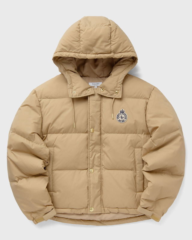 Crown Logo Hooded Puffer Jacket