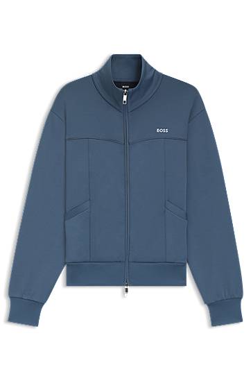Яке BOSS BOSS Zip-Up Sweatshirt Синьо | 50544177, 0