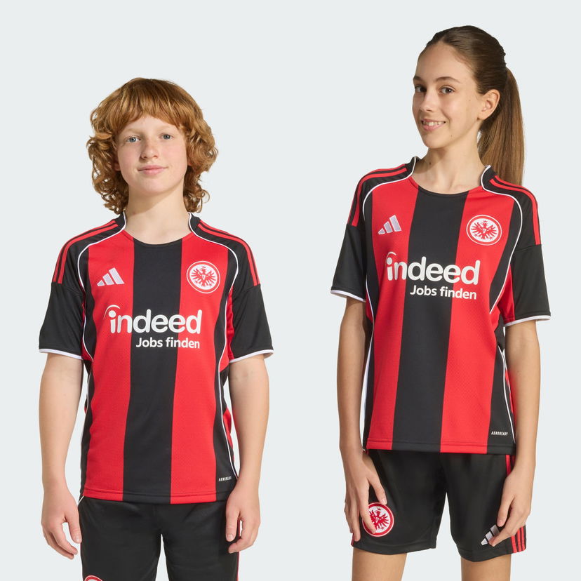 Фланелка adidas Performance Eintracht Frankfurt 25/26 Kids' Home Jersey Червено | JZ8777