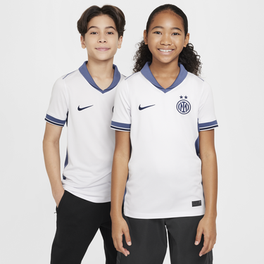 Фланелка Nike Inter Milan Stadium 2024/25 Dri-FIT Replica Jersey Big Kids Бяло | FN9149-123, 2