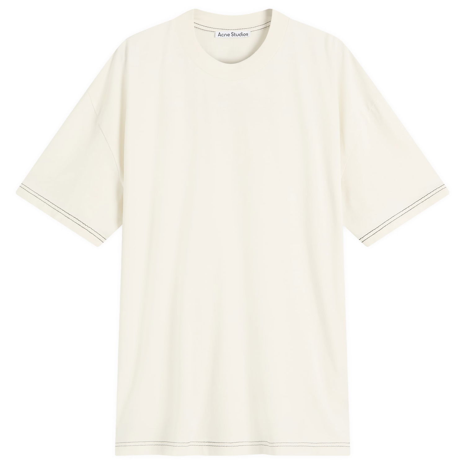 Тениска Acne Studios Acne Studios Eresa U Autograph Logo T-Shirt, Size X-Small Бяло | CL0388-AEG, 0