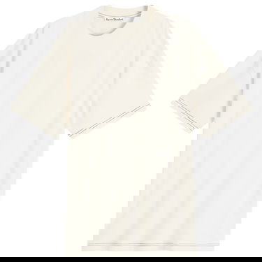 Тениска Acne Studios Acne Studios Eresa U Autograph Logo T-Shirt, Size X-Small Бяло | CL0388-AEG, 0