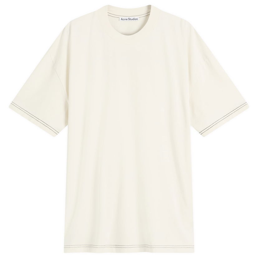 Тениска Acne Studios Acne Studios Eresa U Autograph Logo T-Shirt, Size X-Small Бяло | CL0388-AEG