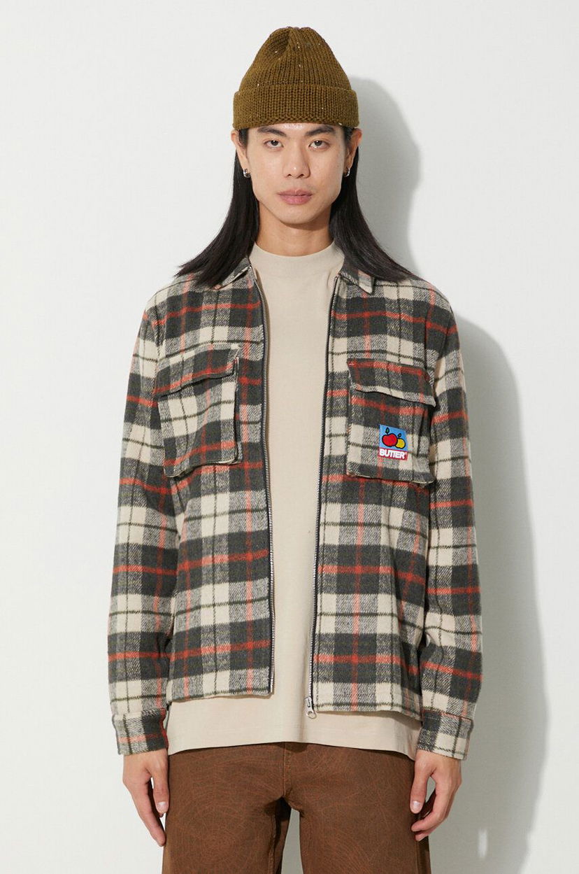 Риза Butter Goods Grove Plaid Overshirt Бежово | BGQ3232802