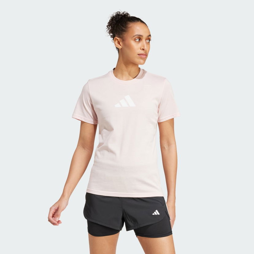 Тениска adidas Performance All-Gym Graphic Training T-Shirt Розово | IY8319