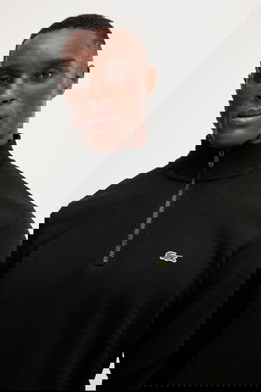 Суитчър Lacoste Lacoste Men's Quarter-Zip Sweatshirt Черно | SH9774, 3