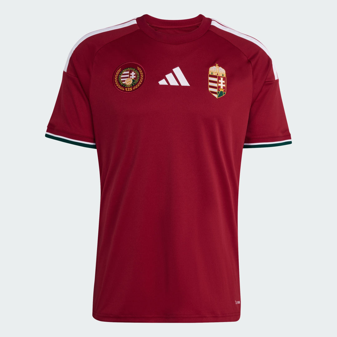 Фланелка adidas Performance Hungary Home Jersey Червено | JZ6975, 0