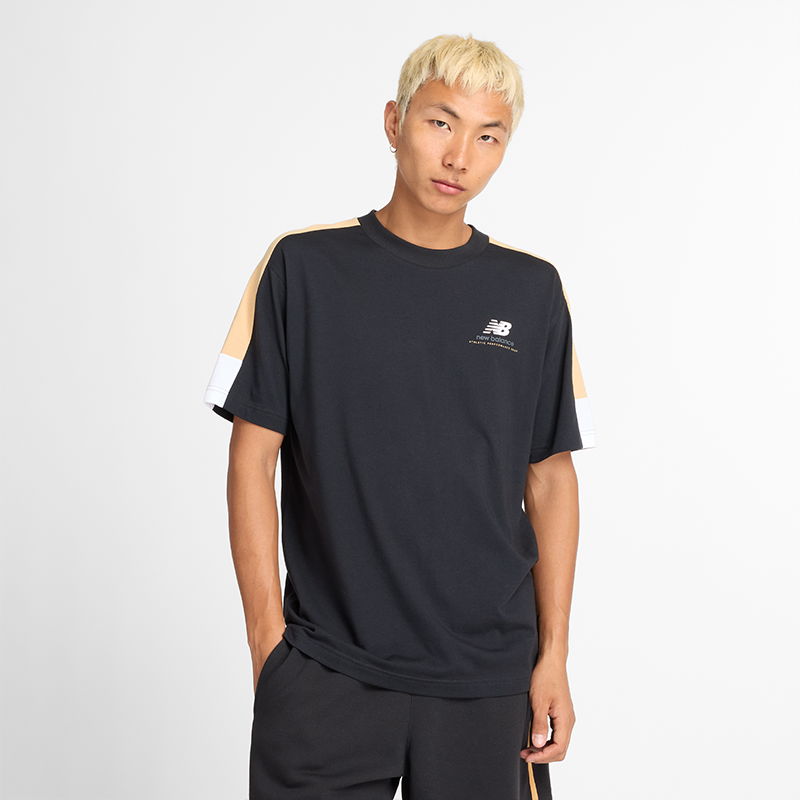 Тениска New Balance NB T-Shirt Черно | Pánske tričko New Balance MT43526BK – čierné