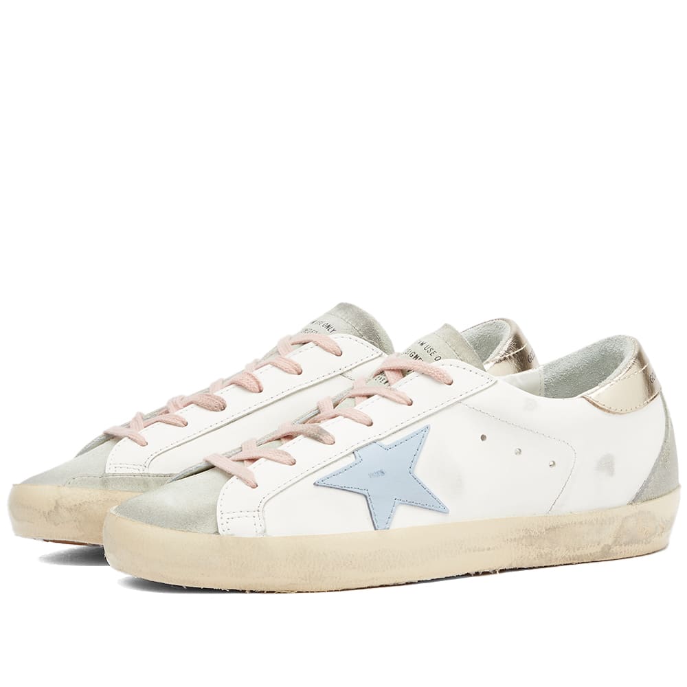 Кецове и обувки Golden Goose Super Star Leather Бяло | GWF00102-81774, 0