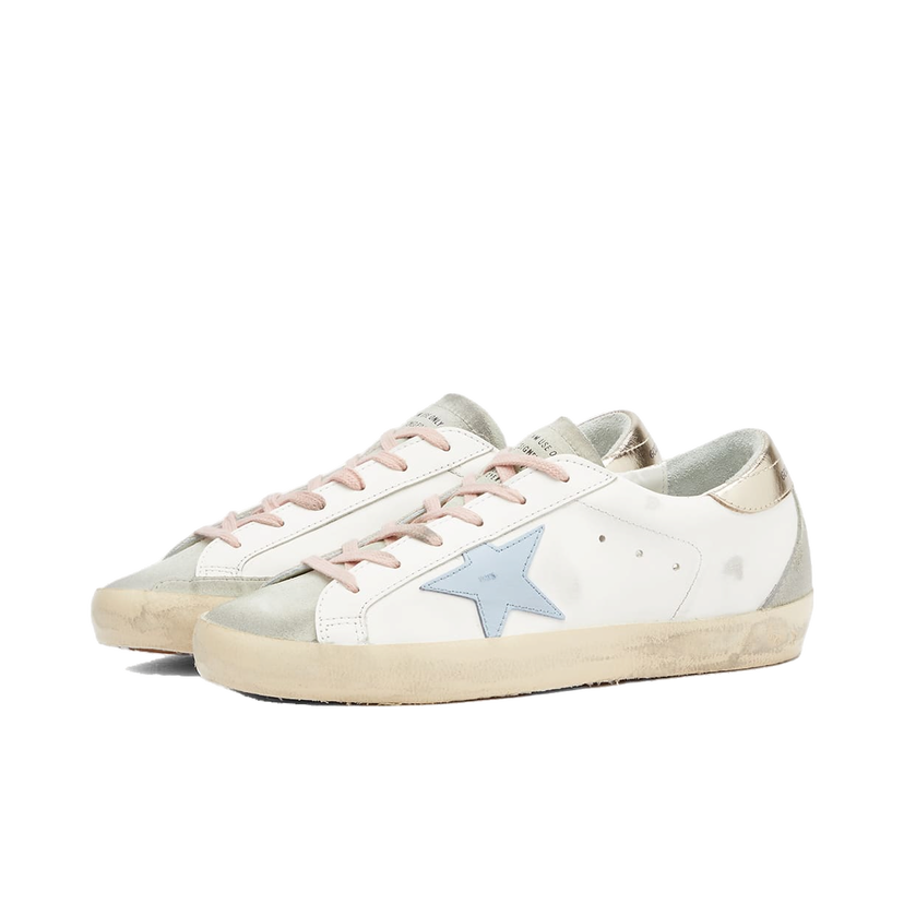 Кецове и обувки Golden Goose Super Star Leather Бяло | GWF00102-81774