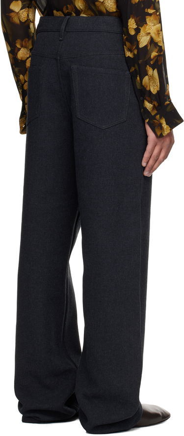 Панталони Dries Van Noten Dries Van Noten Loose Fit Trousers Сиво | 252-020928-2118, 2