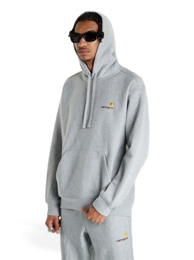 Суитчър Carhartt WIP Hooded American Script Сиво | I028279.V6.XX