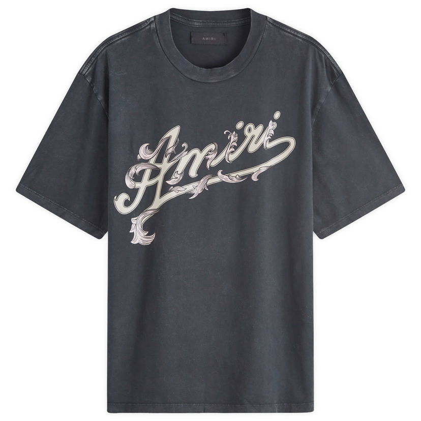 Тениска AMIRI Filigree T-Shirt Черно | AMJYTE1013-BLK