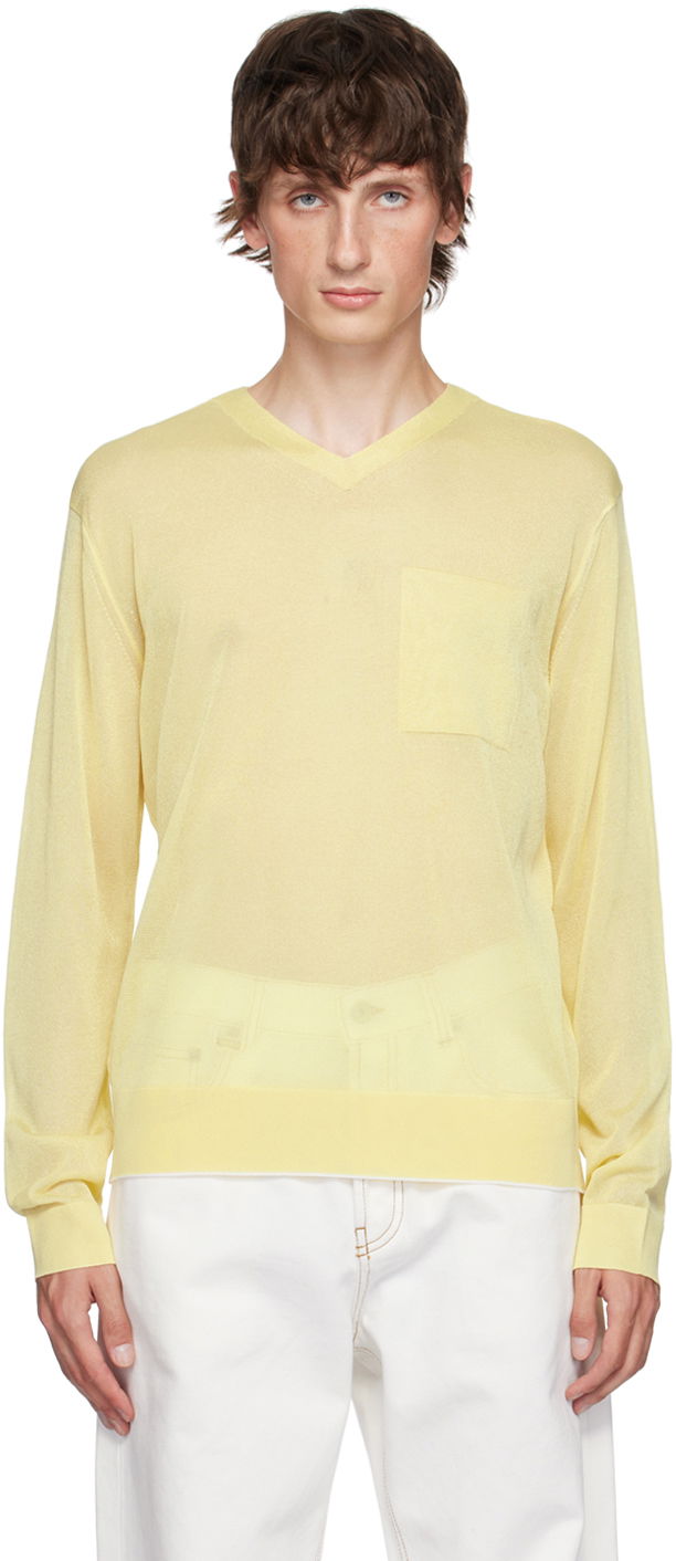 Yellow La Casa 'La maille Paseo' Sweater