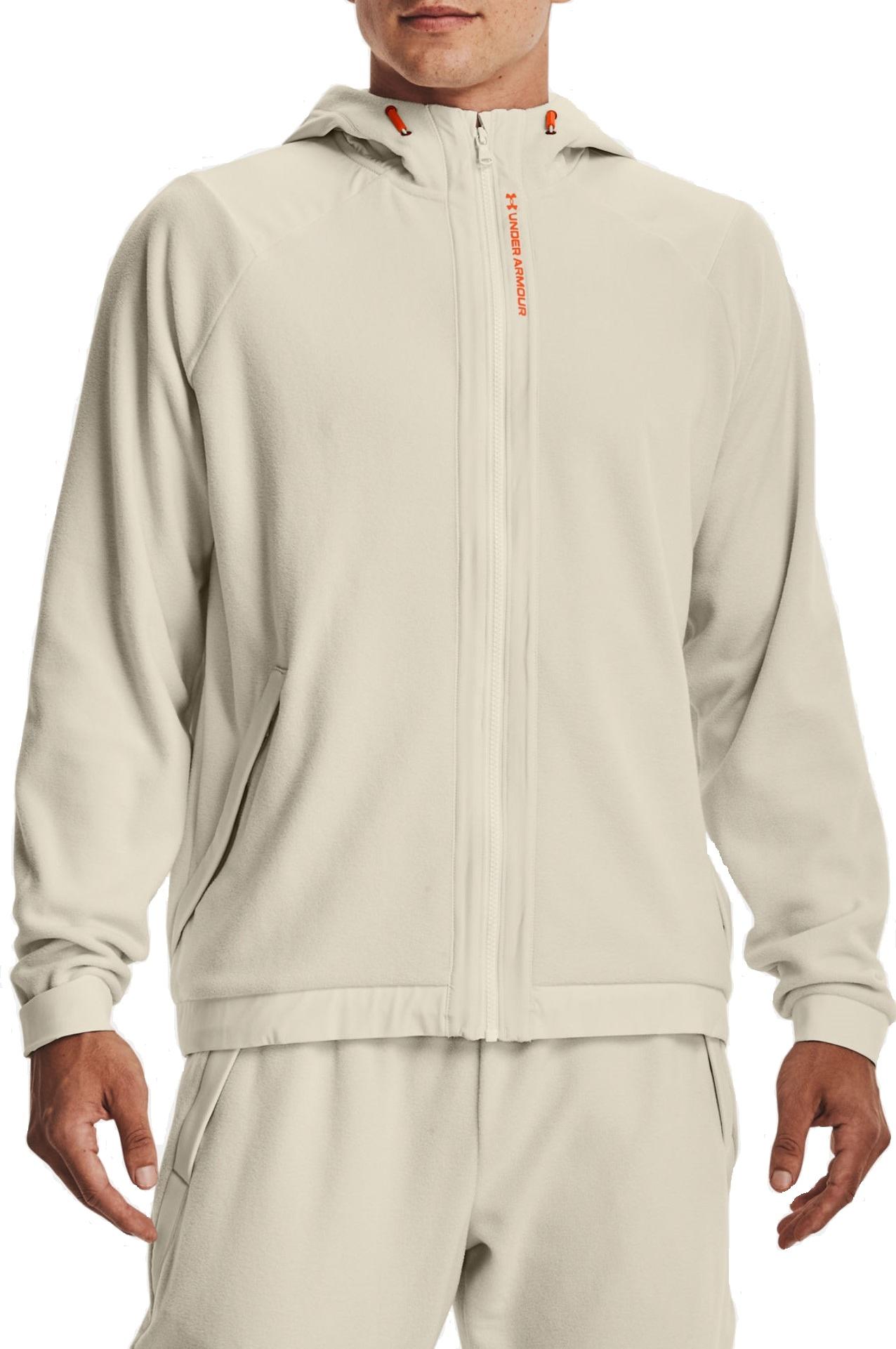 Суитчър Under Armour Under Armour UA Rush Fleece Full-Zip Hoodie Бежово | 1366178-279, 0