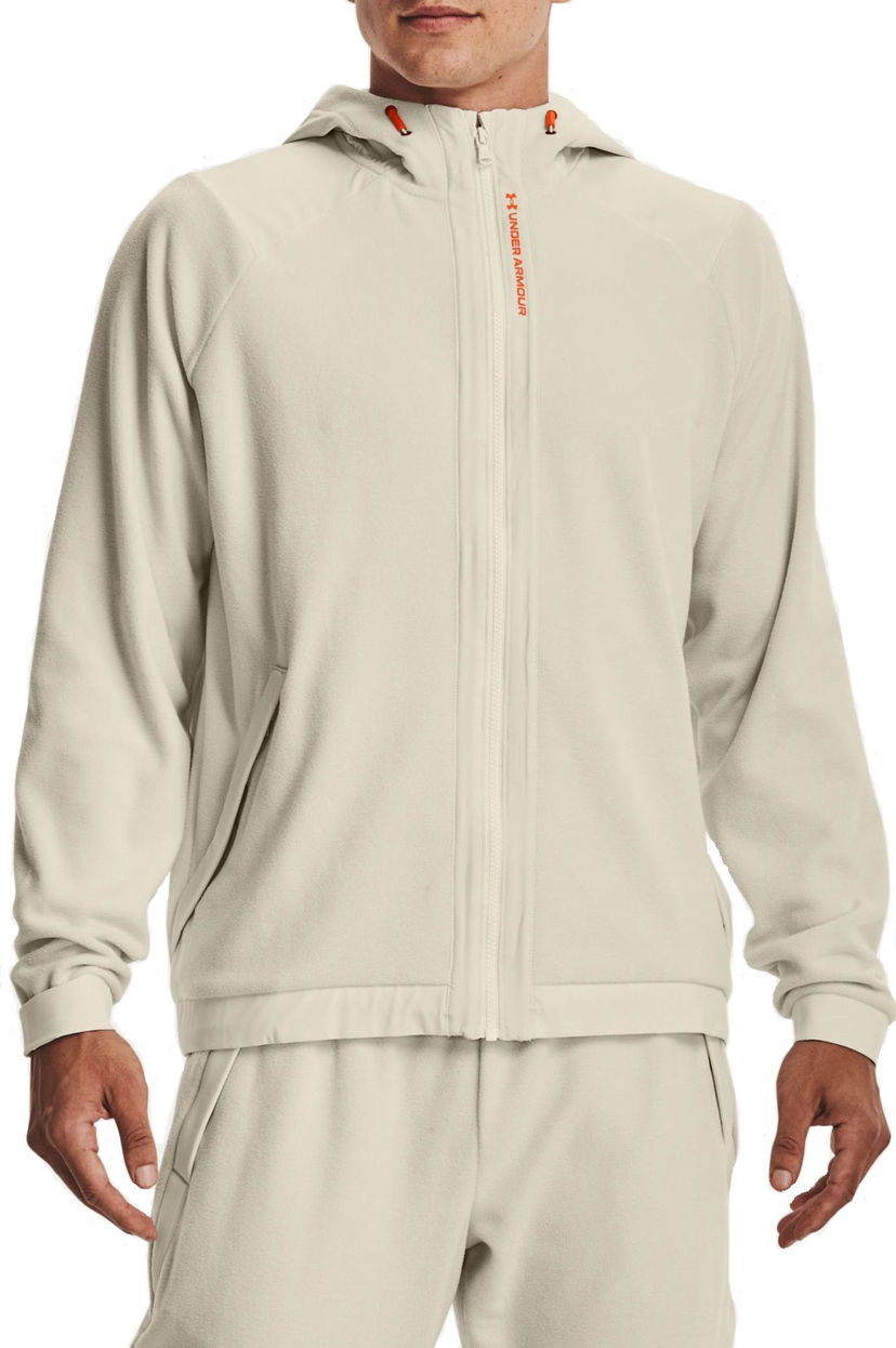 Суитчър Under Armour Under Armour UA Rush Fleece Full-Zip Hoodie Бежово | 1366178-279