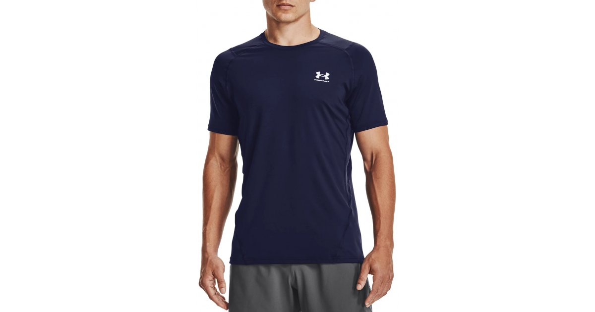 Тениска Under Armour T-shirt HeatGear Тъмно синьо | 1361683-410, 1