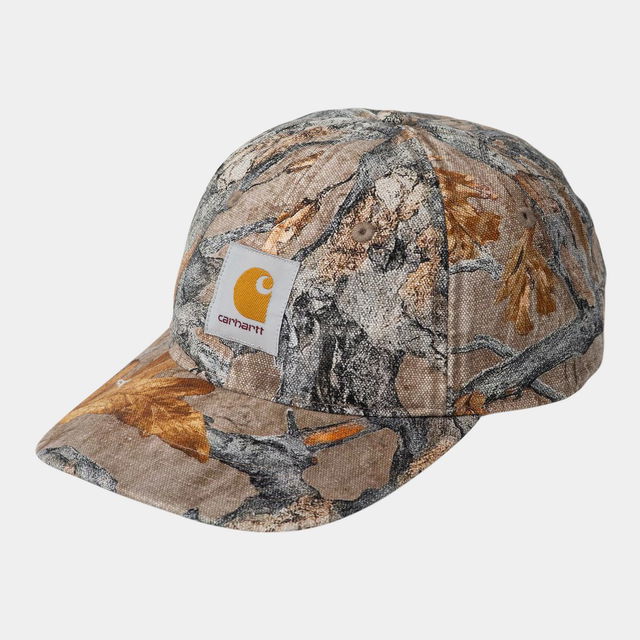 WIP Canvas Tree Camo 6-Panel Cap Stone Washed