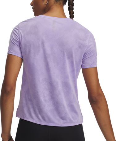 Тениска Under Armour Launch Jacquard Short Sleeve T-Shirt Лилаво | 6005096-538, 1