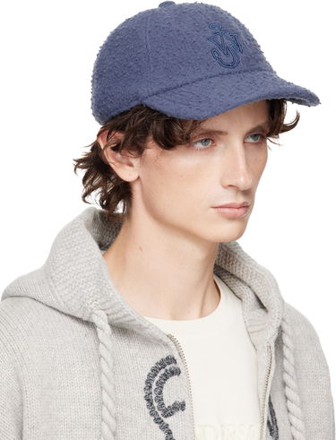 Шапка с козирка JW Anderson JW Anderson Fleece Embroidered Logo Baseball Cap Бежово | AC0409-FA0468, 3