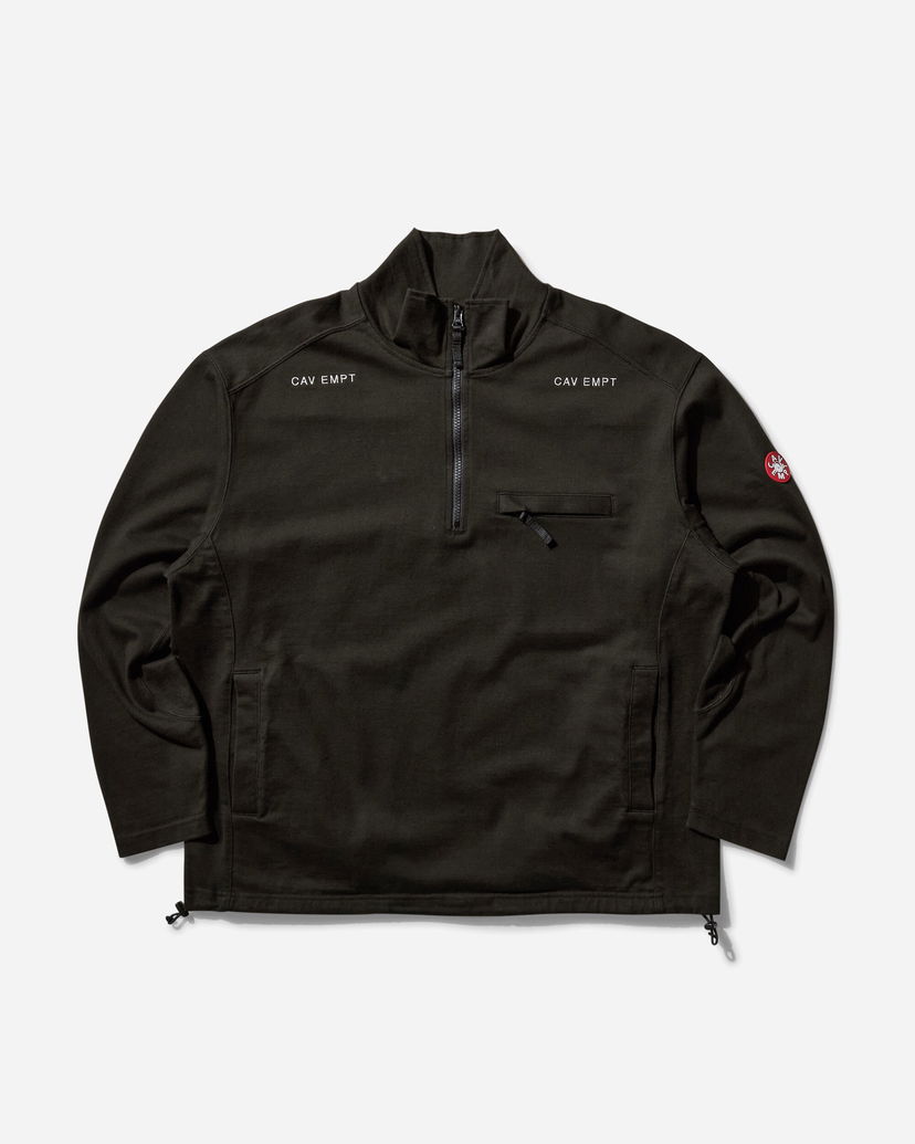 Суитчър Cav Empt Half Zip Pullover Черно | CES26CS15 001