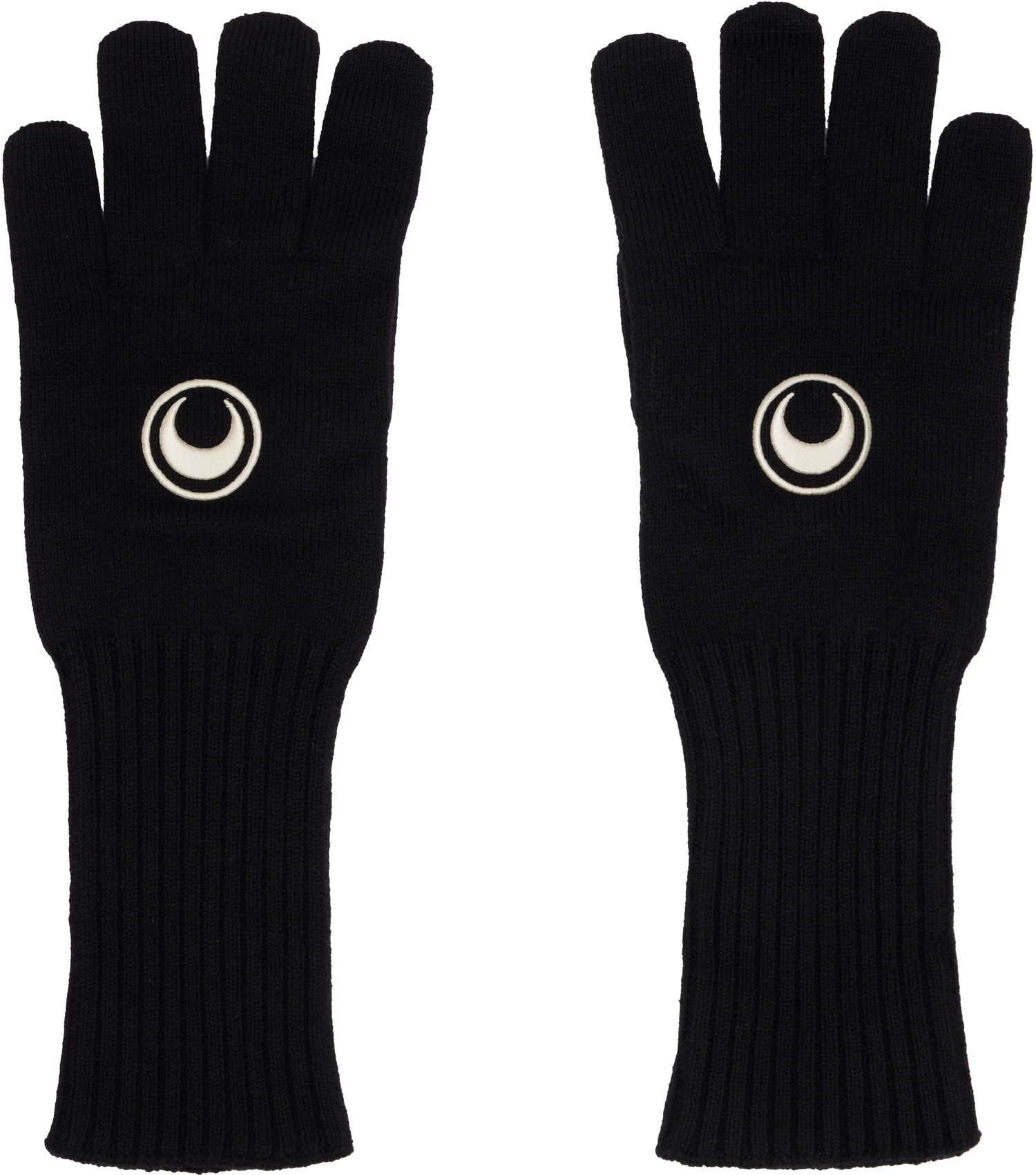 Ръкавици Marine Serre Marine Serre Merino Wool Knit Gloves Черно | UGL006ACKNI0033, 0