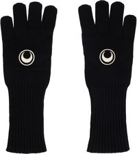 Marine Serre Merino Wool Knit Gloves