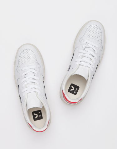 Кецове и обувки Veja V-10 Leather Extra Бяло | VX021267, 2